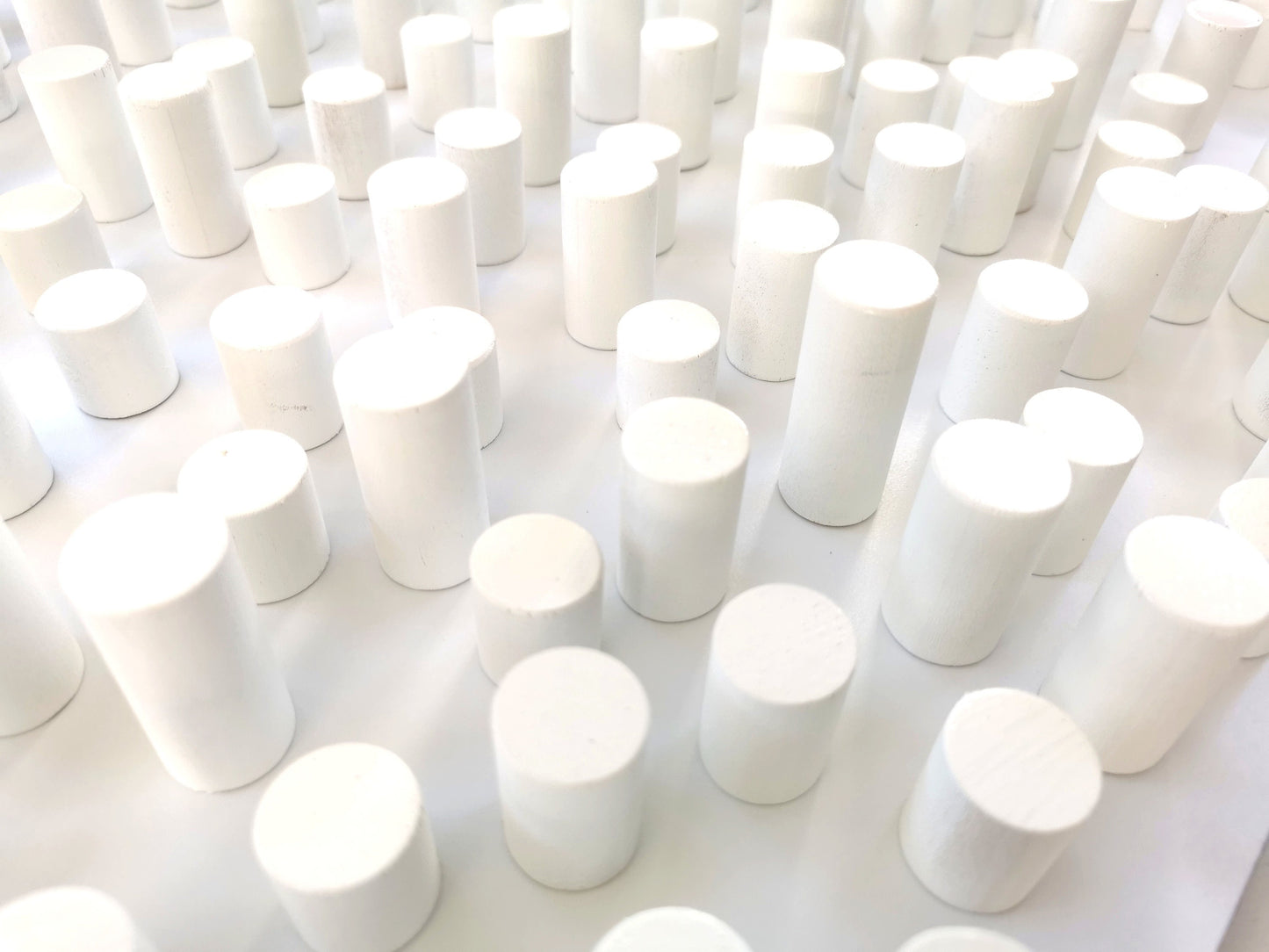 Modern white wood wall art, White Dowel art, 3D wooden wall decor, White home interior. Geometric wall art, sculpture wall art. Minimal art