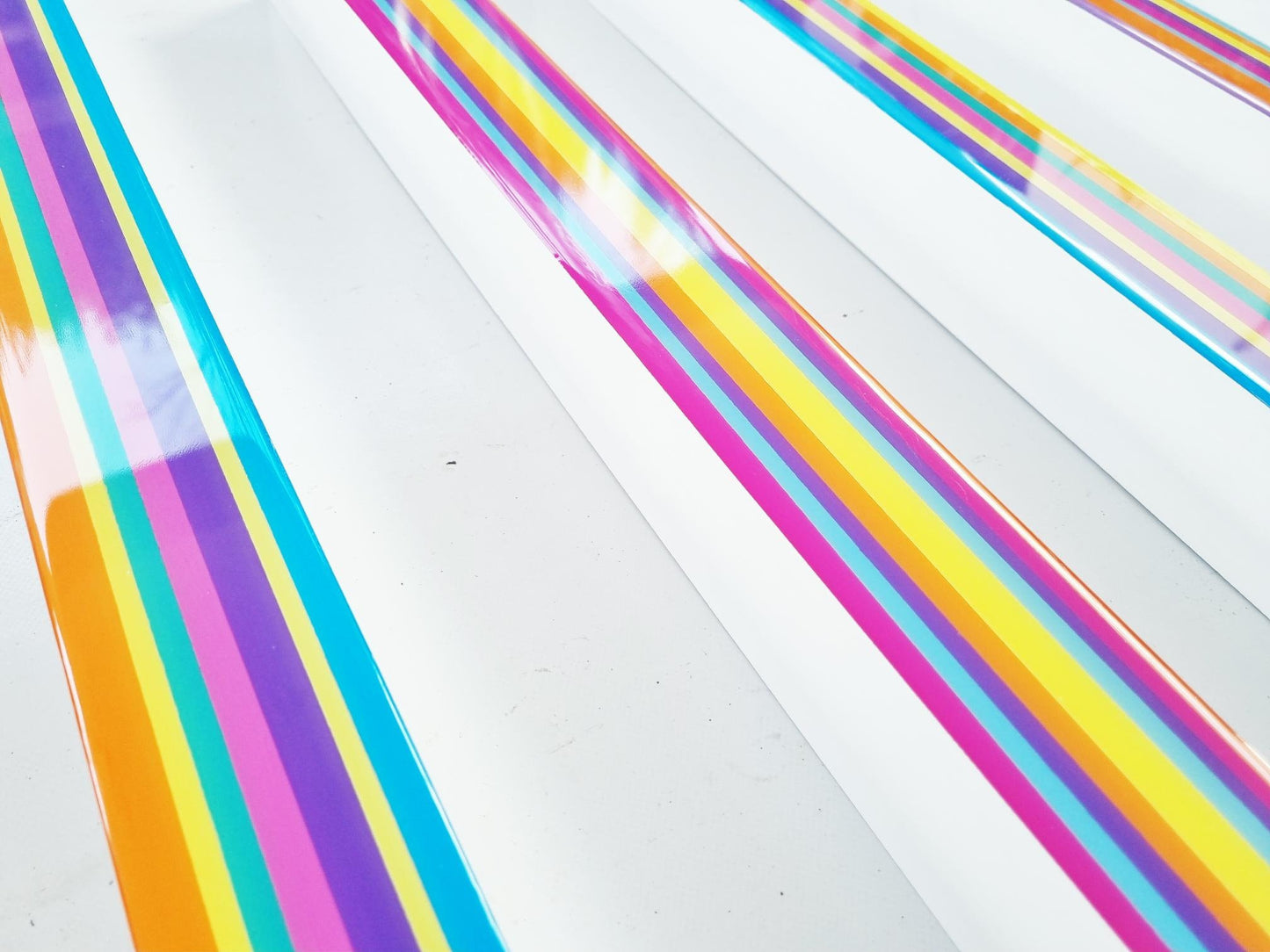 Hand painted large and colorful wooden beams with glossy epoxy resin. Modern decor. Geometric wood sculpture. Bright color 3D block art.